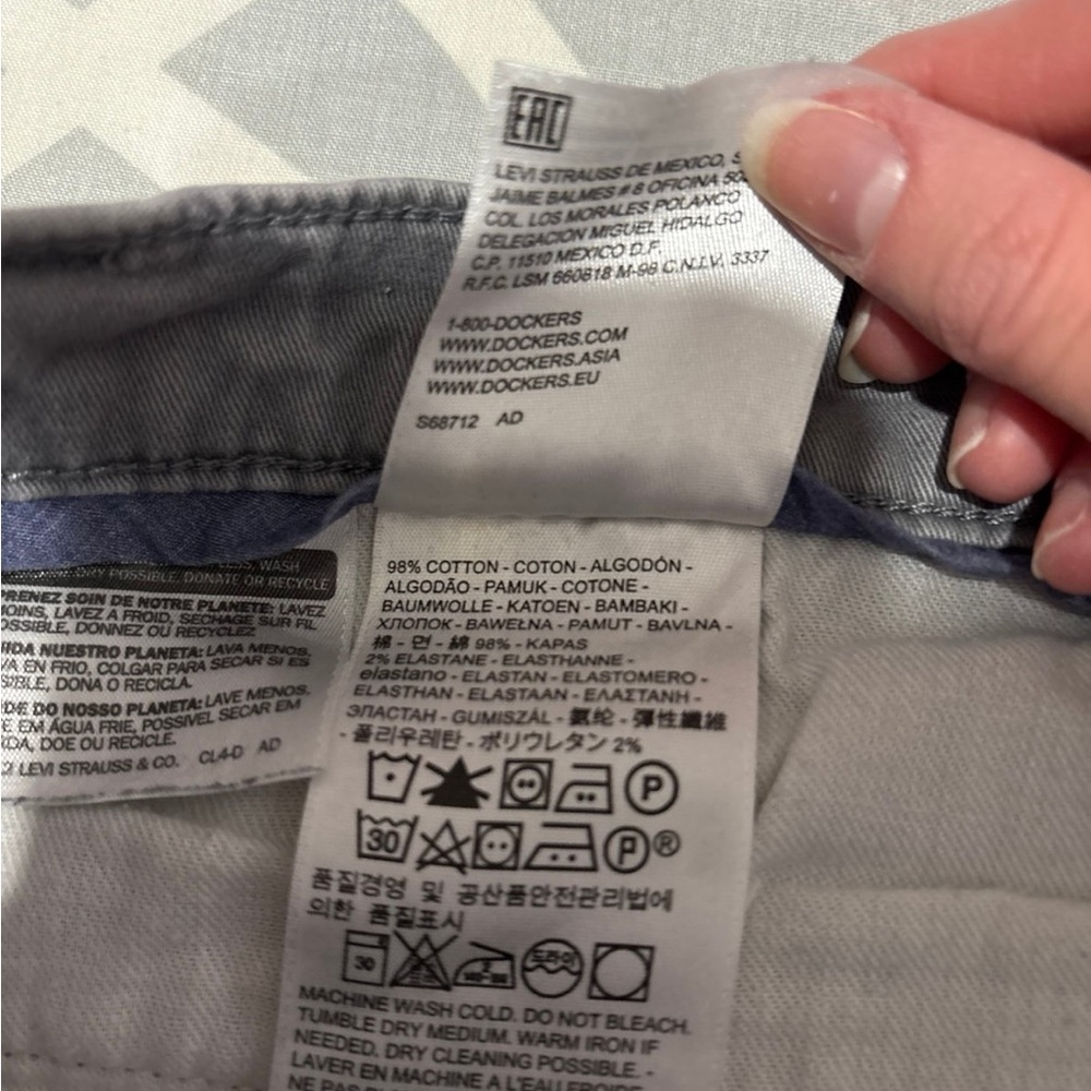 Dockers Light Grey Chino Pants - Picture 8 of 11